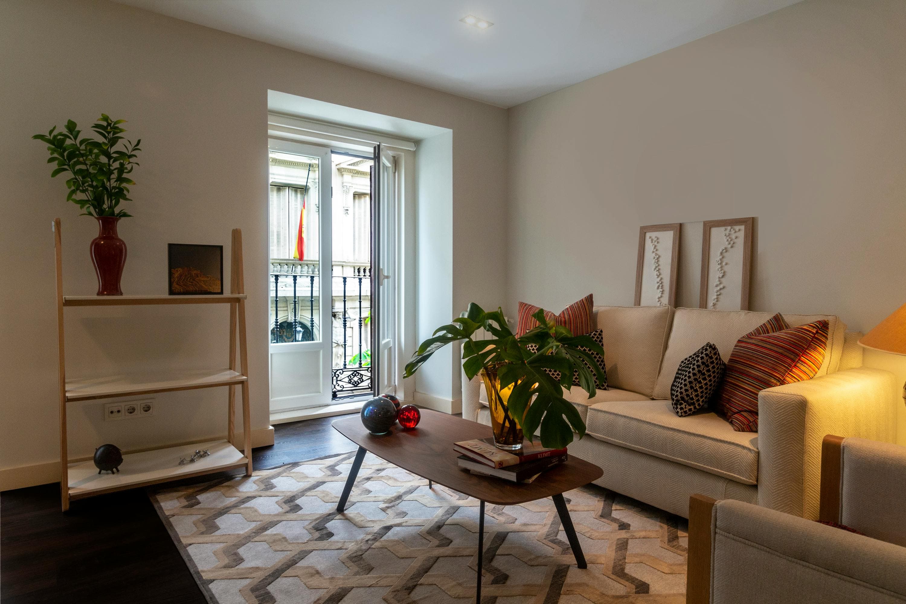 Bright apartment living room